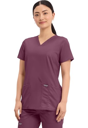 Image of Cherokee Medical Women's Scrub Top V-Neck Modern Classic Fit with 3 Pockets, Ultra Soft and 2-Way Stretch Fabric - WW620