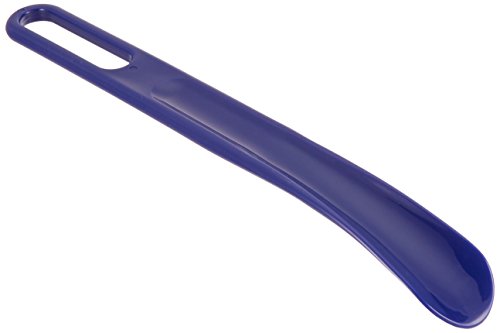 Sammons Preston Shoehorn, 11.5″ Blue, Dressing Aid for Limited Reach & Range of Motion, Long Shoe Horn for Shoes, Boots, & Sneakers, Heel Protecting Shoehorn for Elderly, Handicapped, & Disabled users