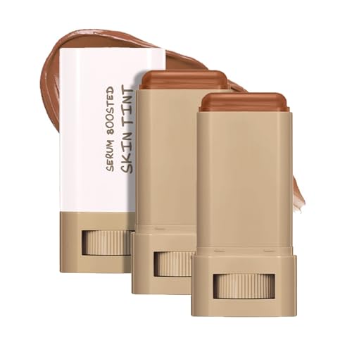 Foundation Contour Stick, Multi-color Moisturizing Essence Stick, Brightens Skin and Moisturizes(Color3,2pcs)