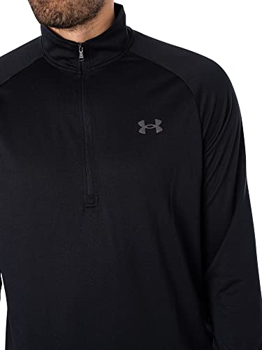 Under Armour Camiseta masculina Tech 2.0 1/2 de manga comprida com zíper