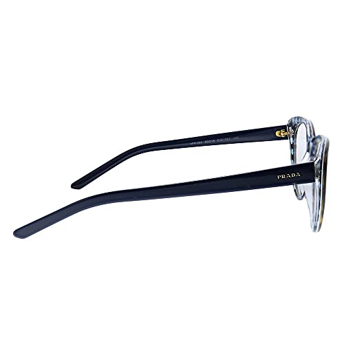 Prada Millennials Pr 05Xv 5121O1 Havana Blue Chess Plastic Cat-Eye Eyeglasses 51Mm #TOP2