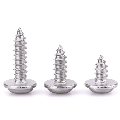 #8 x 3/4" Phillips Pan Washer Head Wood Screws 100 unid. miniatura 7