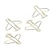 Hztyyier 100 St&uuml;ck B&uuml;roklammer Metall Flugzeug Galvanik Gold B&uuml;roklammer mit Durchsichtiger Box f&uuml;r Office Home School Supplies Vorhanden