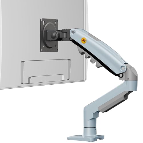 NB Ergonomic monitor arm for 17 to 30 inch computer monitors gas spring monitor stand load up to 9 kg VESA 75 and 100 mm (F80-XV)