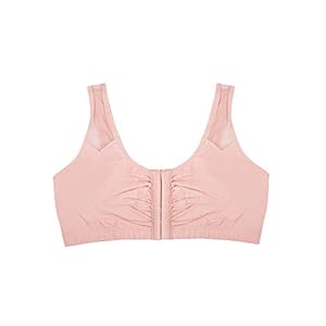Fruit-of-the-Loom-Womens-Comfort-Front-Close-Sport-Bra-With-Mesh-Straps Fruit of the Loom Women's Comfort Front Close Sport Bra with Mesh Straps, Blushing Rose, 36