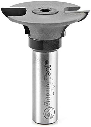 Amana Tool - 47515 Carbide Tipped Cope Cutter with Stub Spindle - 1/4 Radius x 1-5/8 Dia x