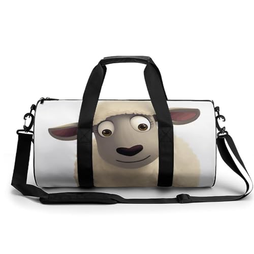 Duffel Bag for Men Women Gym Bag Sheep Travel Duffel Bag Waterproof Overnight Bag for Sports Workout
