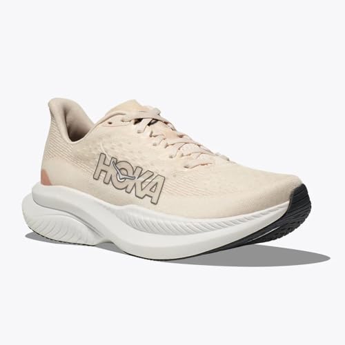 Image of Hoka Women's Mach 6 Eggnog /Vanilla 8 Medium
