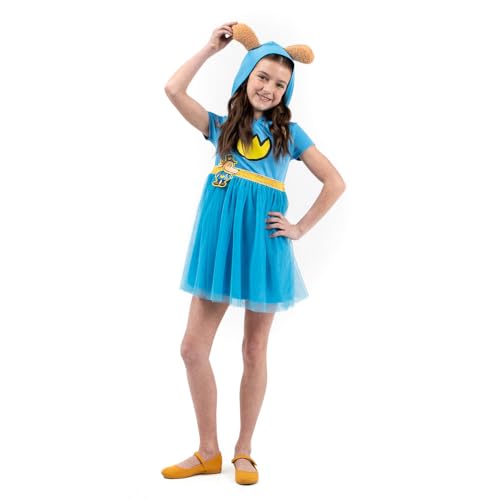 Vestido cosplay Dog Man para niña con falda de tul miniatura 4