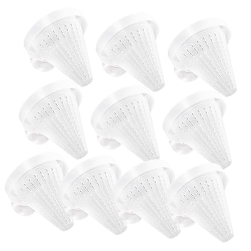 Totority 10個 吸盤付きフィーダー コーンワームフィーダー 水槽用 赤 フィッシュフィーダー水族館タンク 摂食 水槽付き 餌 タンクコーンフィーダー Transparent ランダムカラー