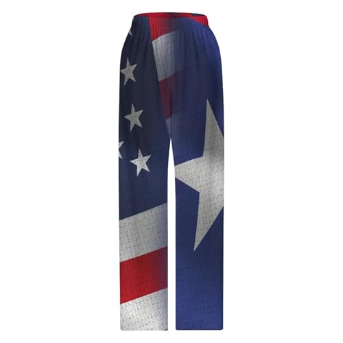 Usa And Puerto Rico FlagsChildren's Casual Pajamas110CM3