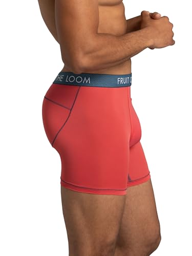 Image of Fruit of the Loom Men's Getaway Boxer Briefs, Lightweight Breathable Fabric, Quick Dry & Odor Control