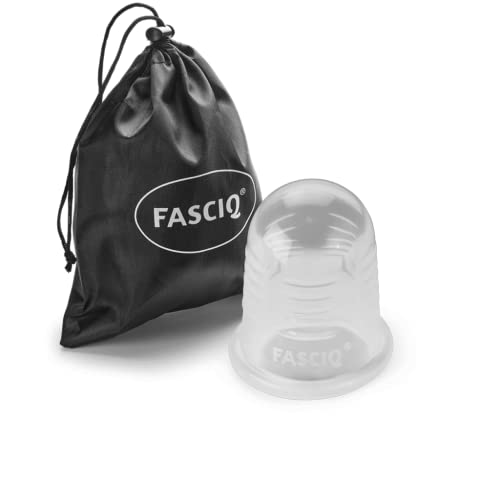FASCIQ Silicone Vacuum Cup – Large | Outstanding Suction | Suitable for Cupping Treatment of Larger Body Areas | Silicone | Size: Ø 7 cm x 8 cm