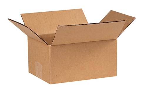Image of Secure Seal - 7x5x3 Pack of 50 Corrugated Cardboard Packing Shipping Mailing Moving Carton Boxes