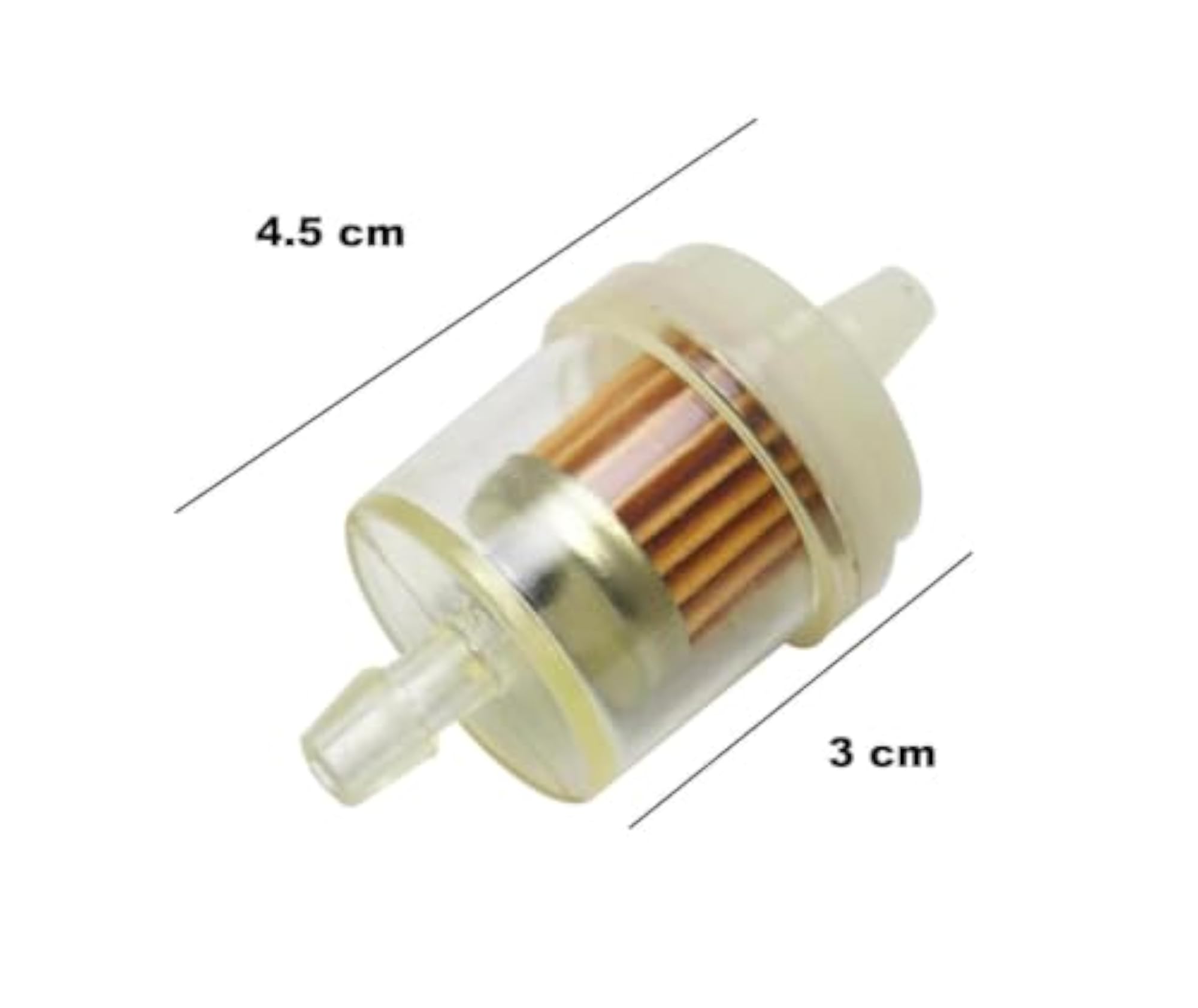A.K Petrol Tube with Filter and Small Locks Universal for Bikes
