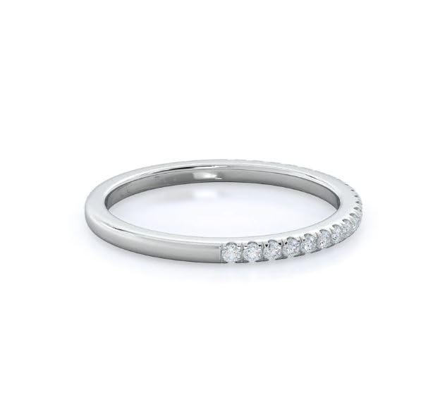 GOLDHARTZ Half Eternity Band Ring in Pure Silver In 925 Sterling Silver With Zirconia For Women (B0CTFKJTRX) Amazon Price History, Amazon Price Tracker