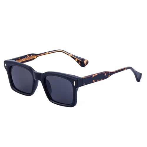 Lunettes de soleil rétro contre l'éblouissement avec protection UV400 et style rivets mode