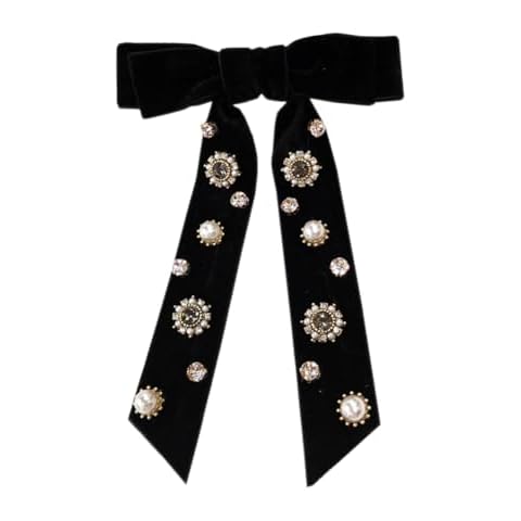JKQBUX Velvet Bow Tie Brooch Cover