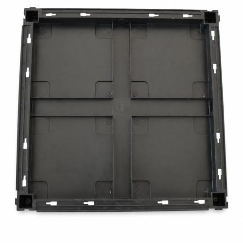 Macetero plástico grande 40x80 sin ruedas base estable maceta rectangular exterior balcón 2