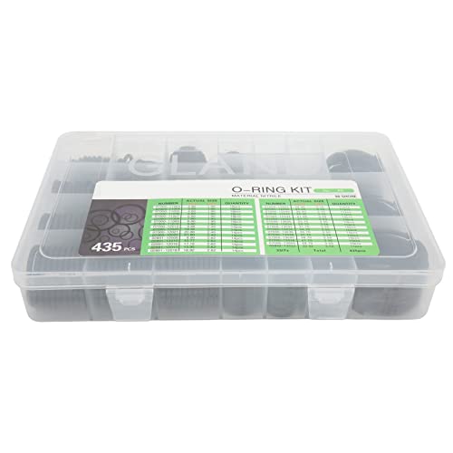 Kit de Sortimento de Anel Em O Aramox, Kit de VedaçãO de Anel Em O de 435 PeçAs de Borracha Resisten