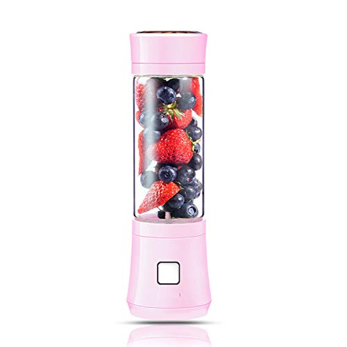Allegro Huyer Crushed Ice Maker 480ml USB Mini Blender Glass Bottle Juicer 6