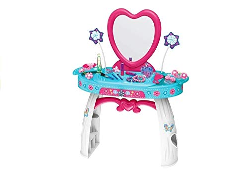 Preisvergleich Produktbild BSD Kinder Rollenspiele, Kinder Schminktisch, Spielzeug Schminktisch für Mädchen, Spielzeug Schminktisch mit Haartrockner und Zubehör