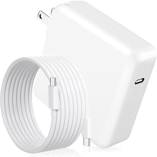 Image of Mac Book Pro Charger - 118W USB C Fast Charger Power Adapter Compatible with MacBook Pro & MacBook Air 13, 14, 15, 16 inch, M1 M2 M3 M4 M5, New ipad Pro and All USB C Device, 6.6ft Charge Cable