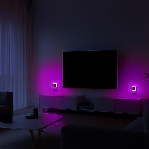 Image of Sujeet Night Light, Night Lights Plug into Wall 4-Pack, Pink Plug in Night Light, Dusk to Dawn Night Lamp Led Night Lights for Bedroom, Bathroom, Hallway