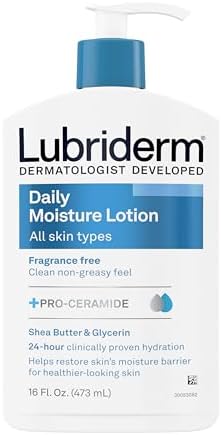 Lubriderm Daily Moisture Body Lotion, Fragrance Free, 16 fl. oz