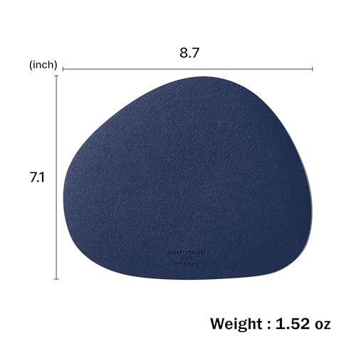 Image of GREEDY FARMERS Mouse pad, Non-Slip Washable Waterproof Computer Mouse pad (Blue Moon Navy)