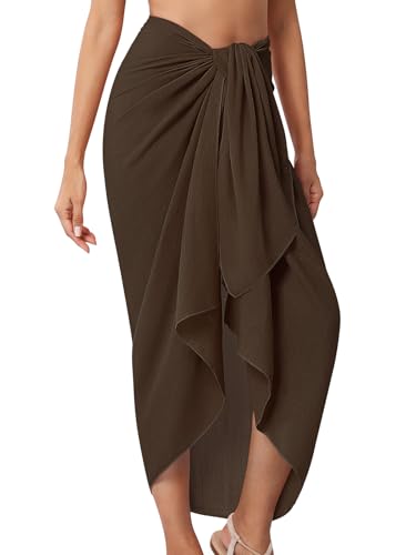 Image of QIANXIZHAN Women's Swimsuit Cover Up,Beach Sarong Wrap Bottom Coverup
