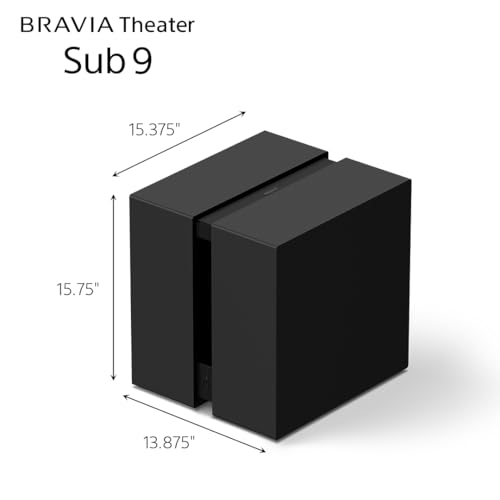 Image of Sony BRAVIA Theater Bar 9 Sound Bar (HT-A9000) with Sub 9 Premium Wireless Subwoofer (SA-SW9) Bundle