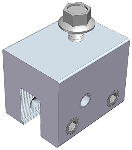 MageClamp Only Standing Seam Metal Roof Mounting Clamp Bracket for Solar and Snow Guard Installation