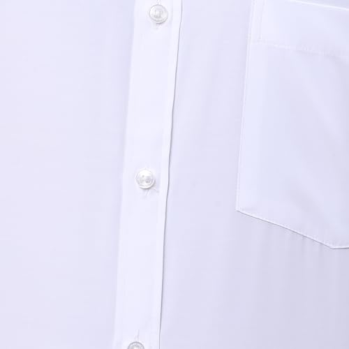 Image of Park Avenue Men Slim Fit Solid Pattern Cotton Blend Semi Cutaway Collar Full Sleeve Formal Shirt
