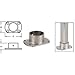 C.R. LAURENCE HR20ZBS CRL Brushed Stainless Cut Flange for 2" Tubing