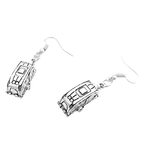 Preisvergleich Produktbild Vaycally Neuheit Persönlichkeit Kreative Einfache Metall Camping Anhänger Ohrringe Licht Exquisite Nicht Reizend Anti-Allergie Damen Schmuck