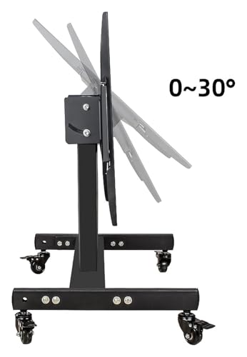 Soporte móvil para TV base con ruedas y ajuste miniatura 4