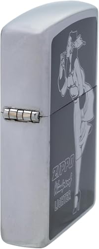 Encendedor Zippo Negro Latón Base Regular miniatura 4