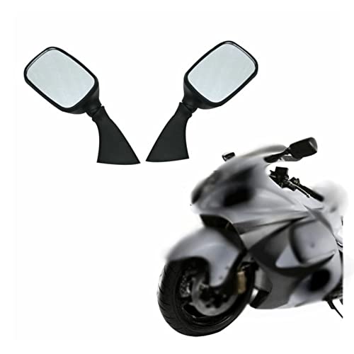 Espejos retrovisores laterales negros de alta resistencia para carenado Suzuki Hayabusa GSXR
