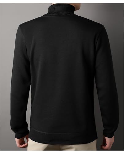 Jegsnoe Men Turtleneck Sweater Slim Fit Knitted Pullovers Casual Sweater Winter Warm Knitwear2