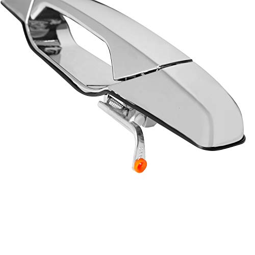Exterior Chrome Door Handle Front Right Passenger Side | For 2007-2013 Chevy Silverado Suburban Tahoe Avalanche, Gmc Sierra Yukon, Cadillac Escalade | Replaces# 15915150, 22738722, 25960526, 80545 #TOP4