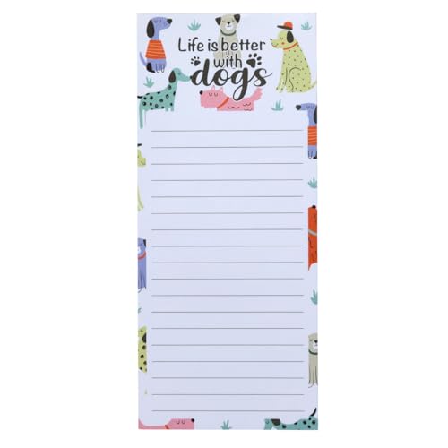 Bloc-notes pour liste d'épicerie sur réfrigérateur avec citations inspirantes et amusantes