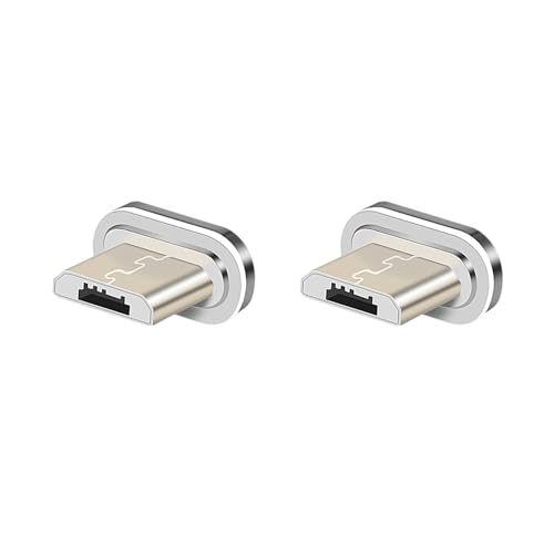 N. NETDOT 10th Génération Connecteurs Magnétique,Chargement Rapide et Transfert de Données pour Micro USB Smartphones (2 Pack)