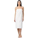 APPEARUS Women's Waffle Spa Bath Wrap - One Size (Fits S–L) - Lightweight, Quick-Dry Adjustable Towel Wrap with Snaps for Spa, Gym, Shower, and Travel