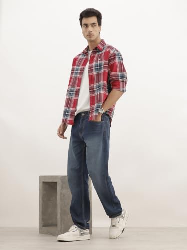 WROGN Men's Anti Fit Jeans Blue DARK BLUE. - Image 3