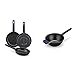 BRA Advanced Sartenes de Aluminio Fundido con antiadherente, sin PFOA,Reforzado + Advanced Wok de aluminio fundido con antiadherente, sin PFOA, súper reforzado