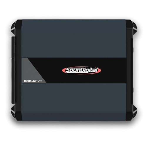 Soundigital 800.4 EVO X 4Ohm 200 Watts RMS 8004EVOX4 446 Wats RMS Bridged Car Amplifier