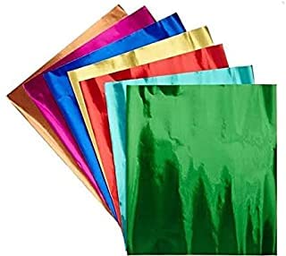 Multicolour Foil Plain Paper for Chocolate & Sweet Wrapping Pack of 200+ Sheets (B0B3JPFGL2) Amazon Price History, Amazon Price Tracker