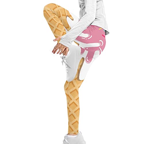 Renewold Toddlers and Girls' Leggings, High Waist Yoga Pants Trousers Clothing4