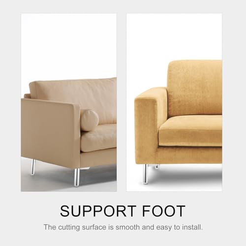 Patas de metal para muebles con diseño moderno de hierro, acabado plata de alta calidad 7